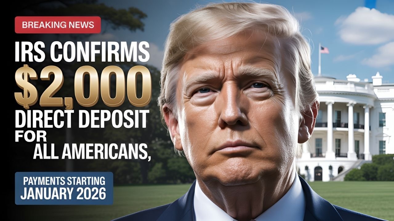 IRS Confirms $2,000 Direct Deposit for January, 2026 – Checkout Payment Dates and Eligibility Guide