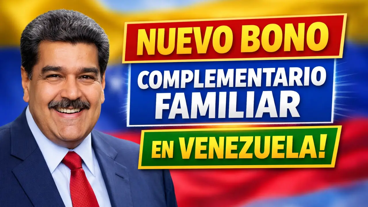 Nuevo Bono Complementario Familiar en Venezuela: Cómo Cobrarlo a Través del Sistema Patria